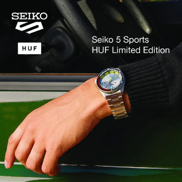 Seiko 5 Sports SRPL33K1 HUF Limited Edition - immagine 6