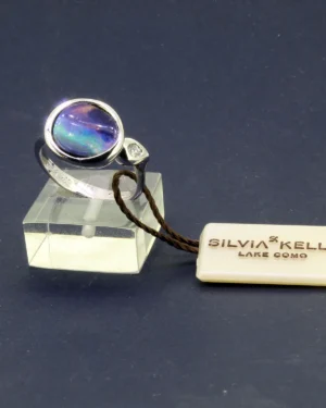 Anello Silvia Kelly E-25988 con opale e diamante